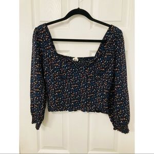 Floral Crop Top